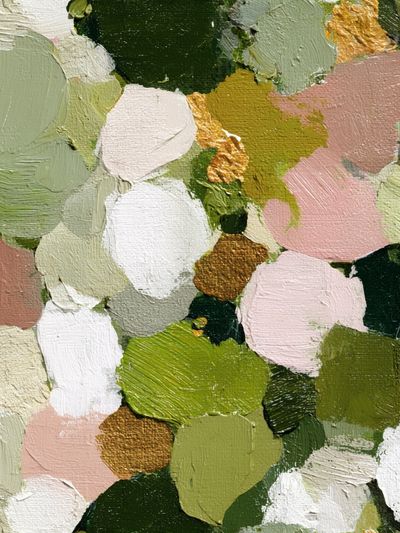 Pastel Green Abstract Texture Poster. poster print