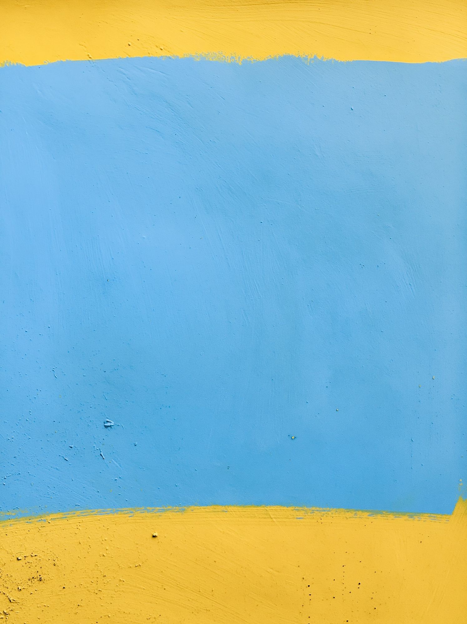 Blue and Yellow Abstract Poster. poster — abstract art