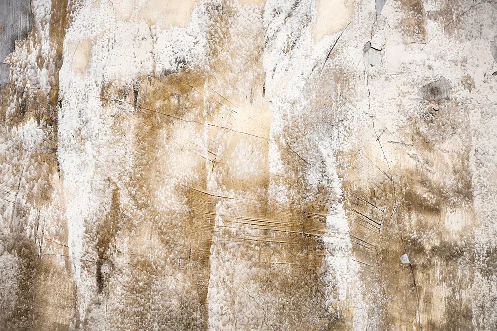 Cracked rustic brown concrete textured. poster — abstract art