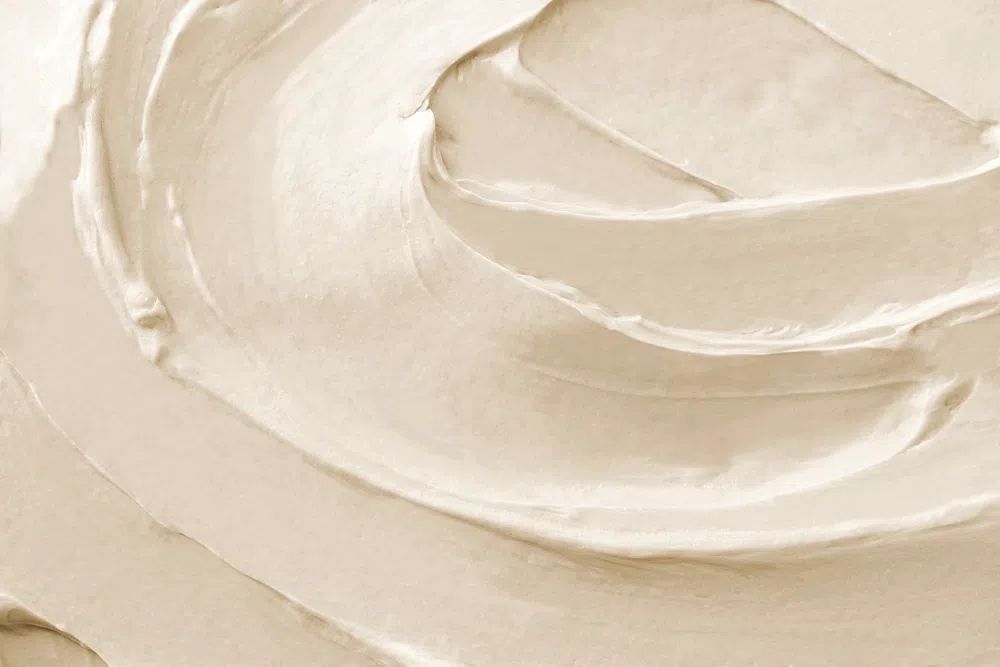 Icing frosting texture background close-up. poster — abstract art