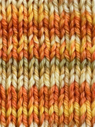 Autumn Knit Texture Abstract Print.