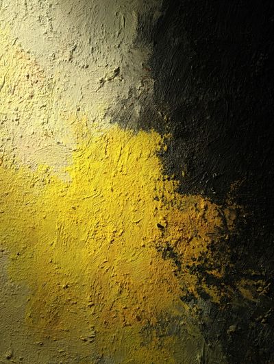 Abstract Yellow and Black Texture Poster. poster print