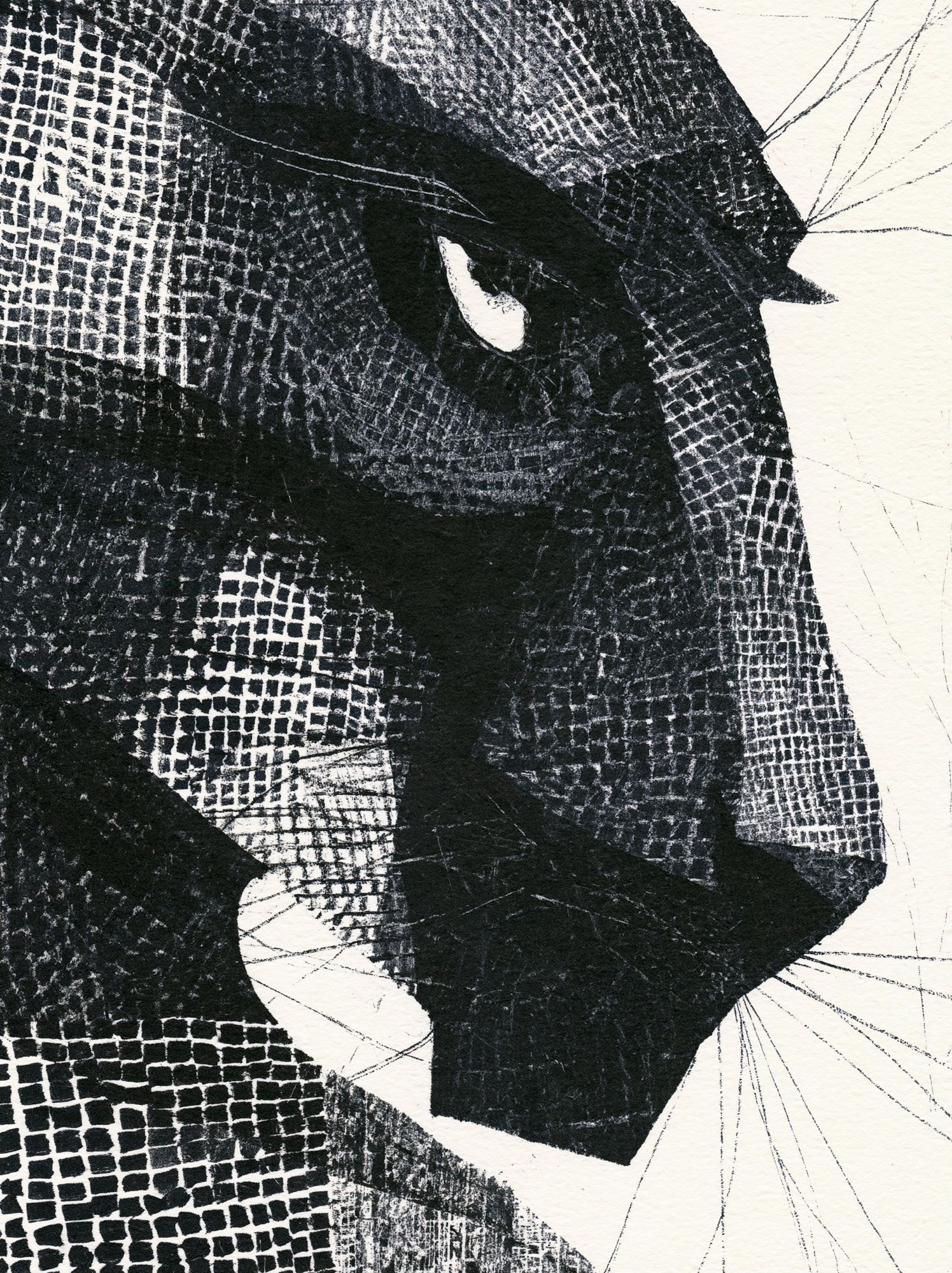 Abstract Ink Texture Poster. poster detail