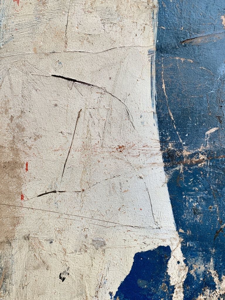Weathered Blue Texture Poster. poster — abstract art