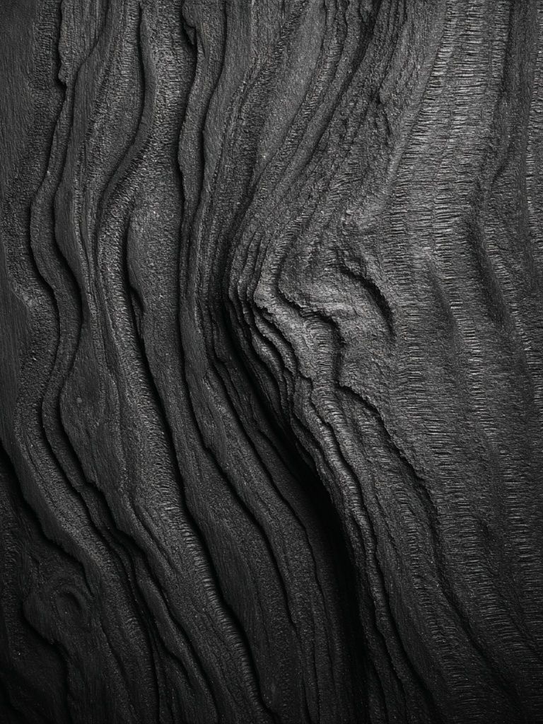 Charcoal Wood Grain Abstract Poster. poster detail