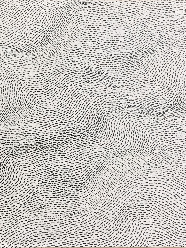 Wavy Ink Texture Abstract Print. poster — abstract art