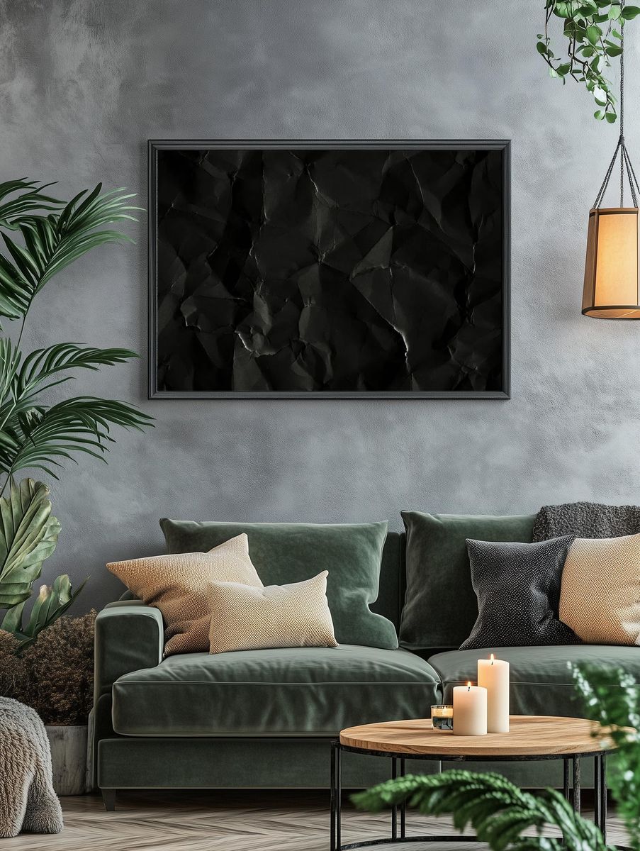 Scrunched up paper textured backdrop. — room view 4