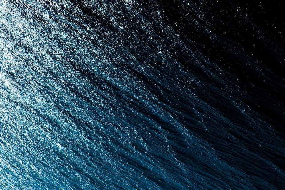 Blue ocean with mild waves. poster detail