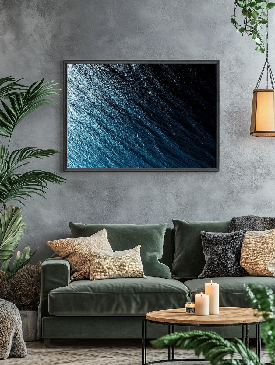 Blue ocean with mild waves. — room view 4