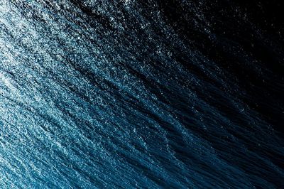 Blue ocean with mild waves.