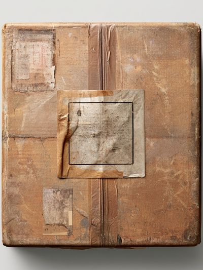 Weathered Collage Texture Poster.