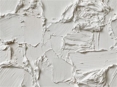 White Plaster Texture Abstract Poster.