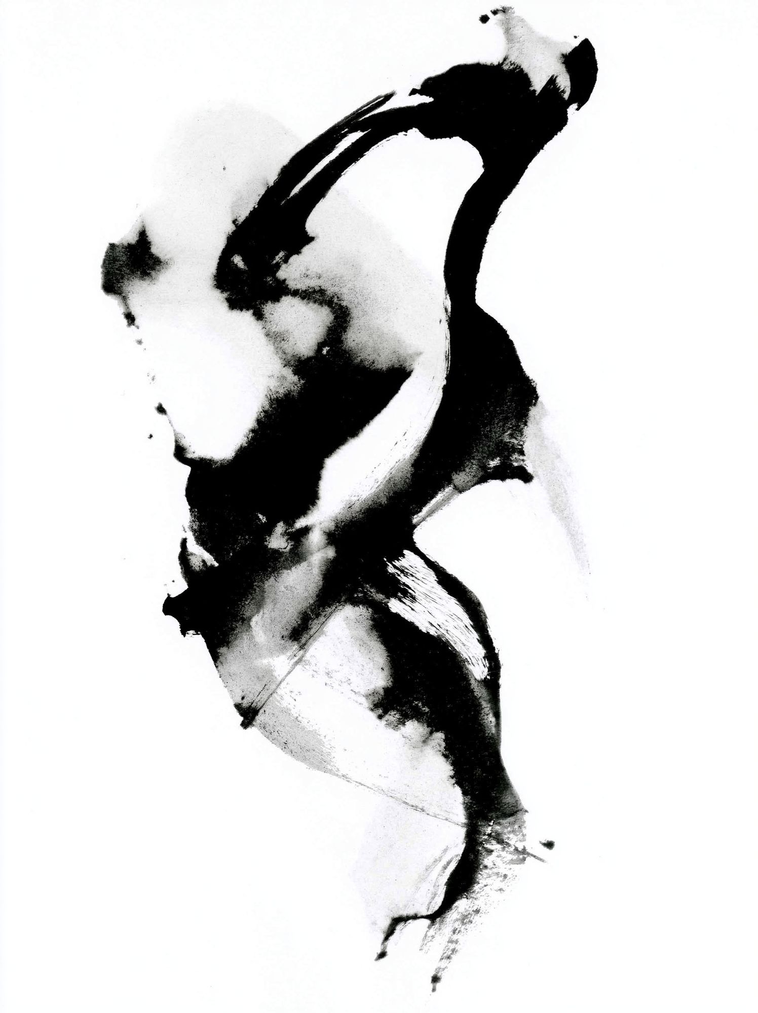 Ink Brush Abstract Poster. poster detail