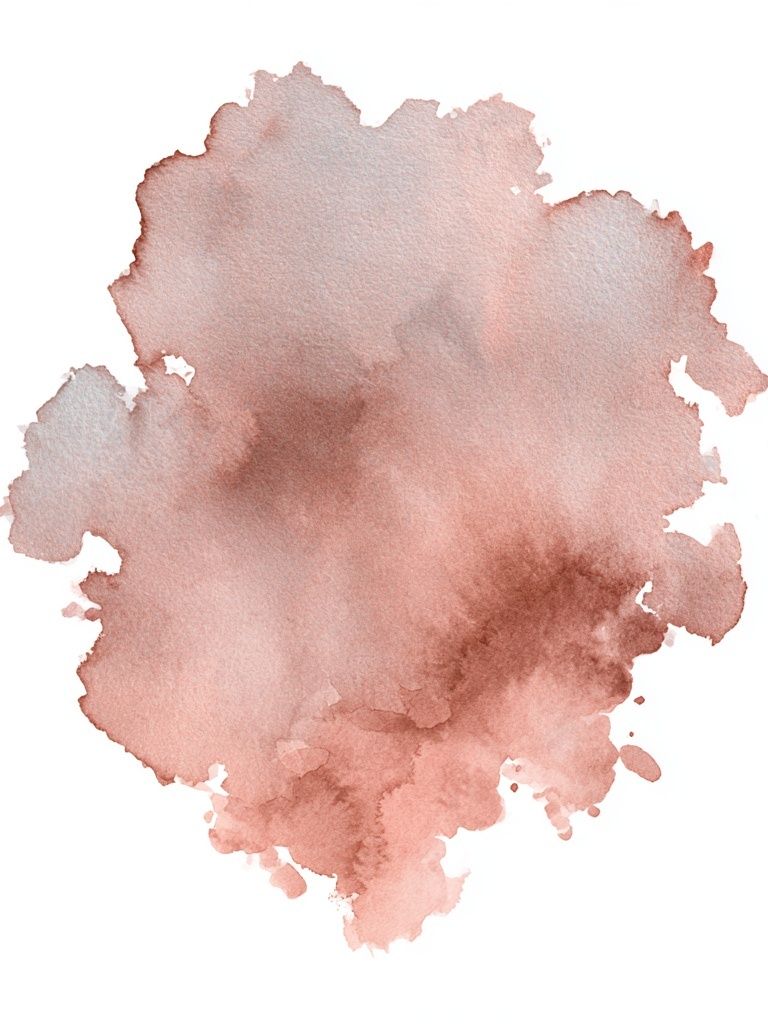 Blush Watercolor Bloom Poster. poster — abstract art