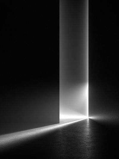 Monochrome Light Corridor Print.