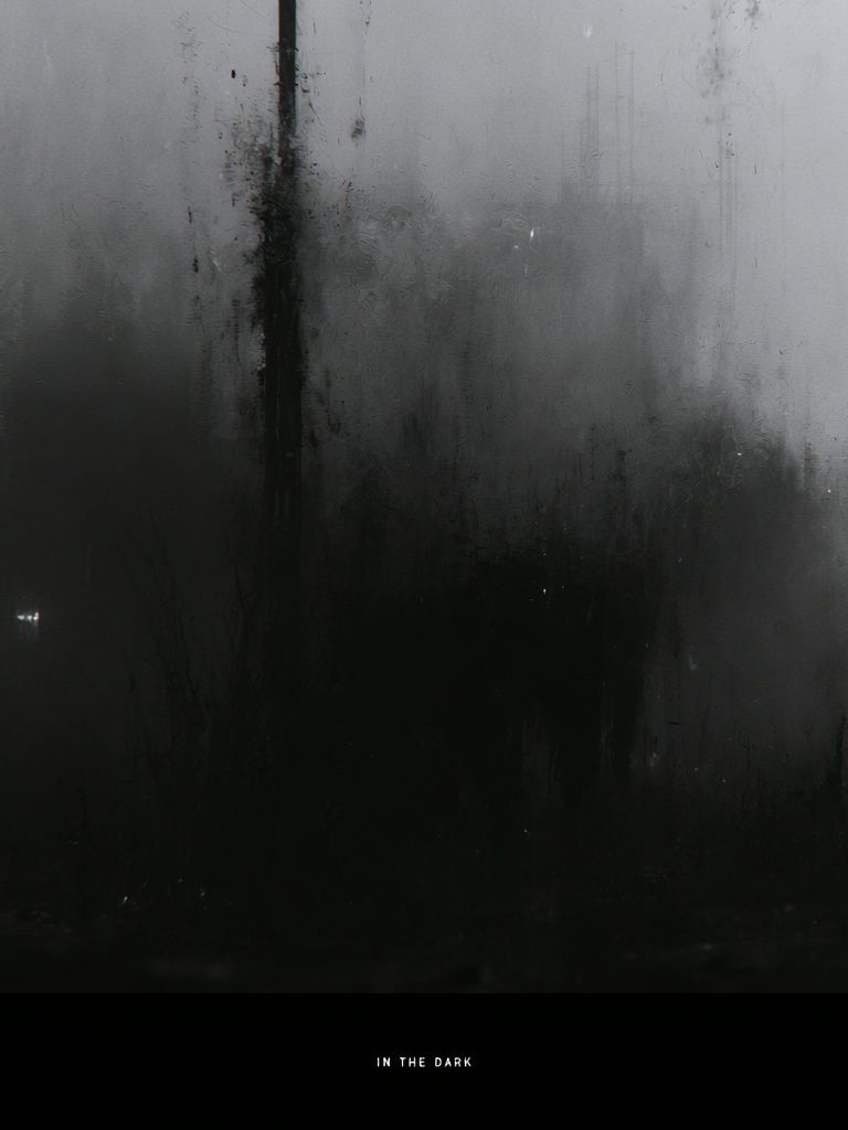In the Dark Abstract Poster. poster detail