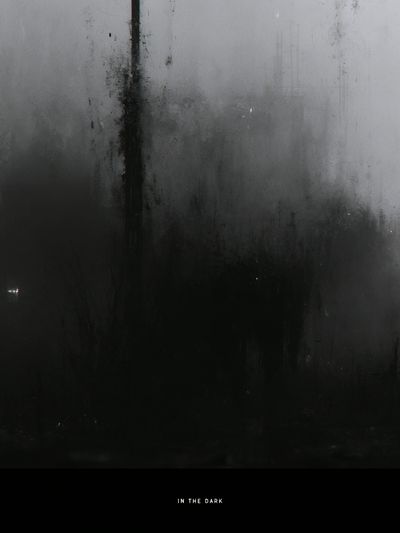 In the Dark Abstract Poster.