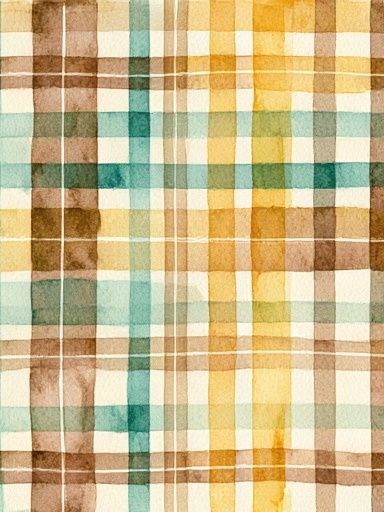 Watercolor Plaid Abstract Poster. poster — abstract art