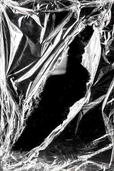 Abstract Black and White Texture Poster. poster