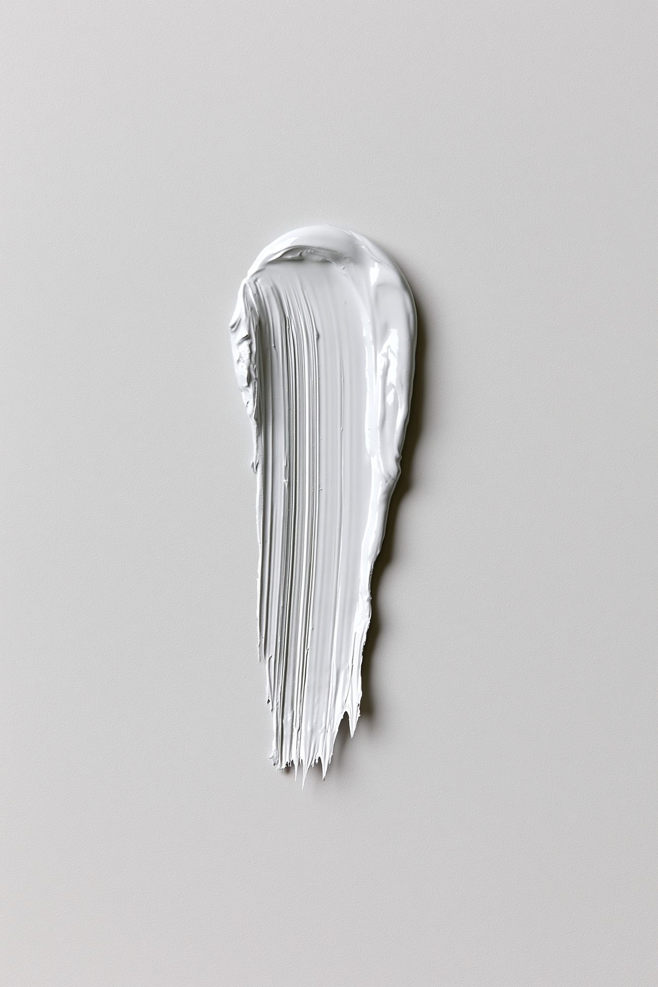 White Paint Stroke Abstract Poster. poster — abstract art