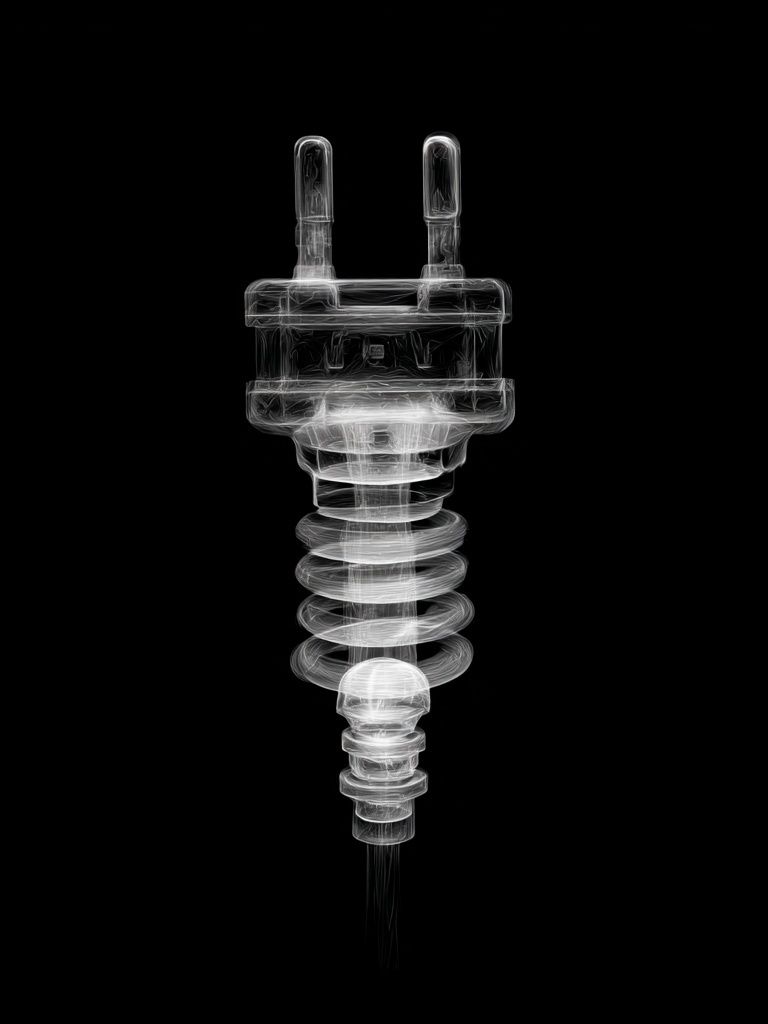X-Ray Plug Abstract Print. poster detail