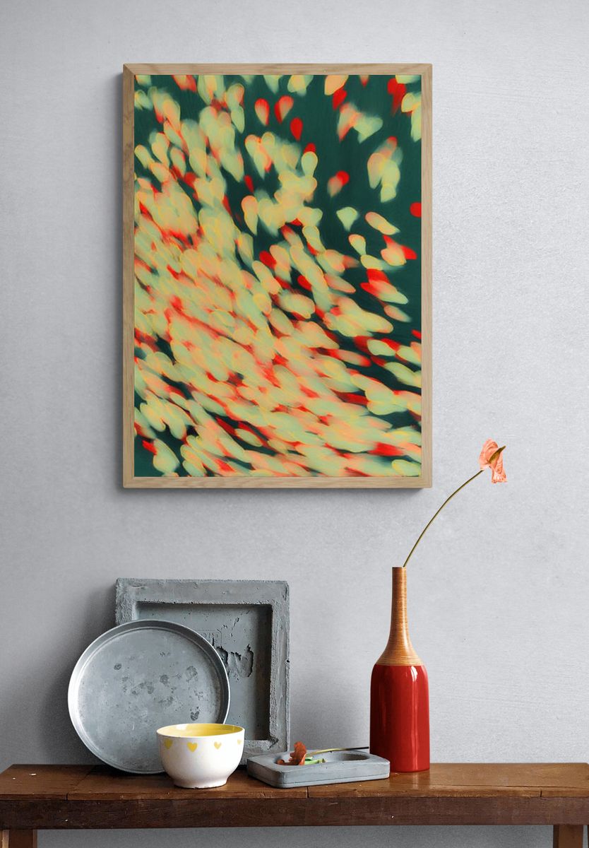 Abstract Colorful Motion Poster. — room view 3