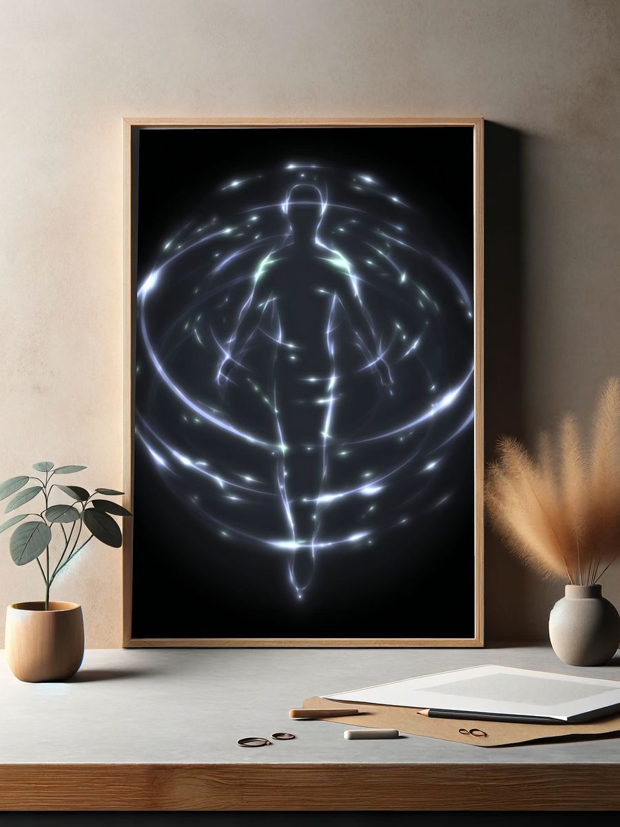 Ethereal Energy — Abstract Print. — room view 2