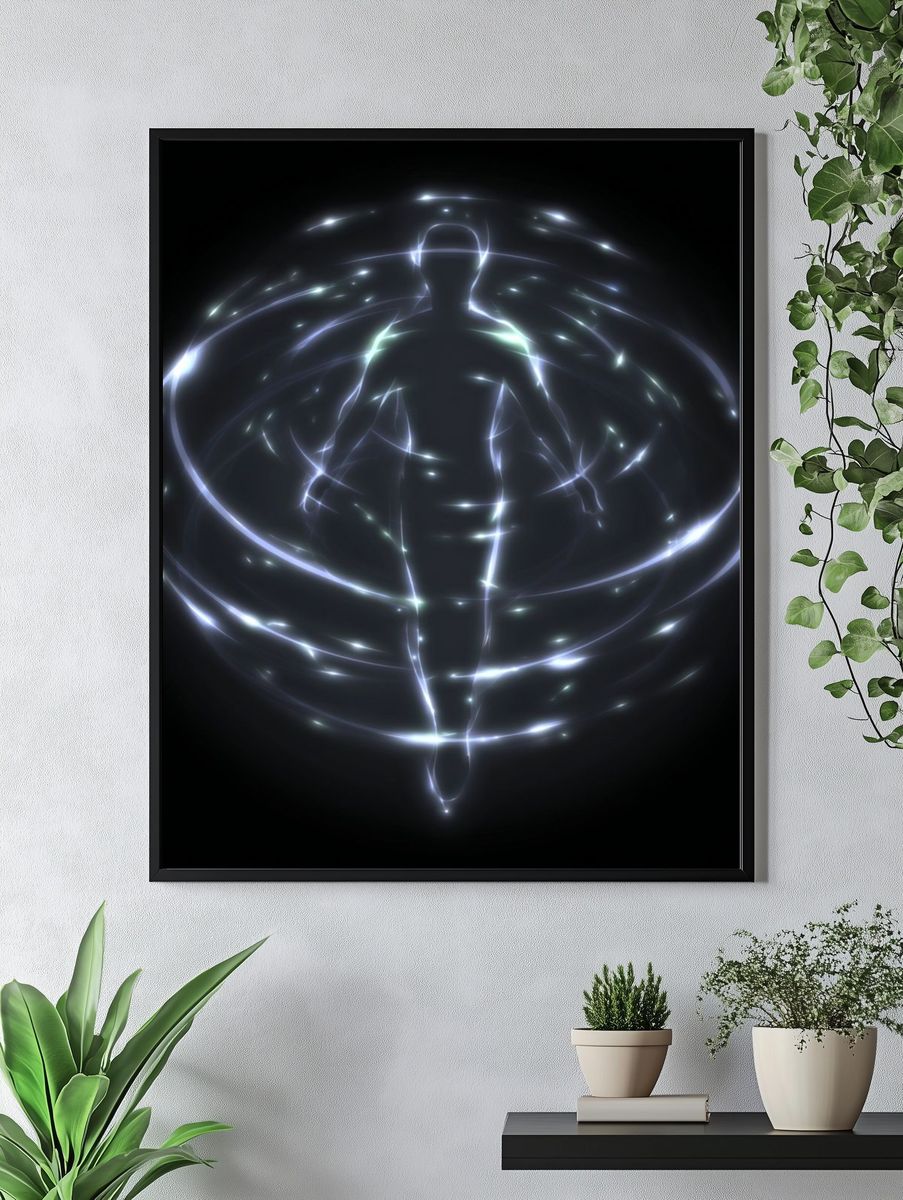 Ethereal Energy — Abstract Print. — room view 4