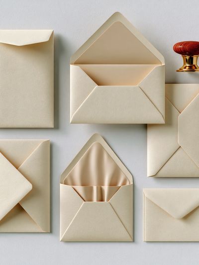 Minimal Envelope Abstract Print.
