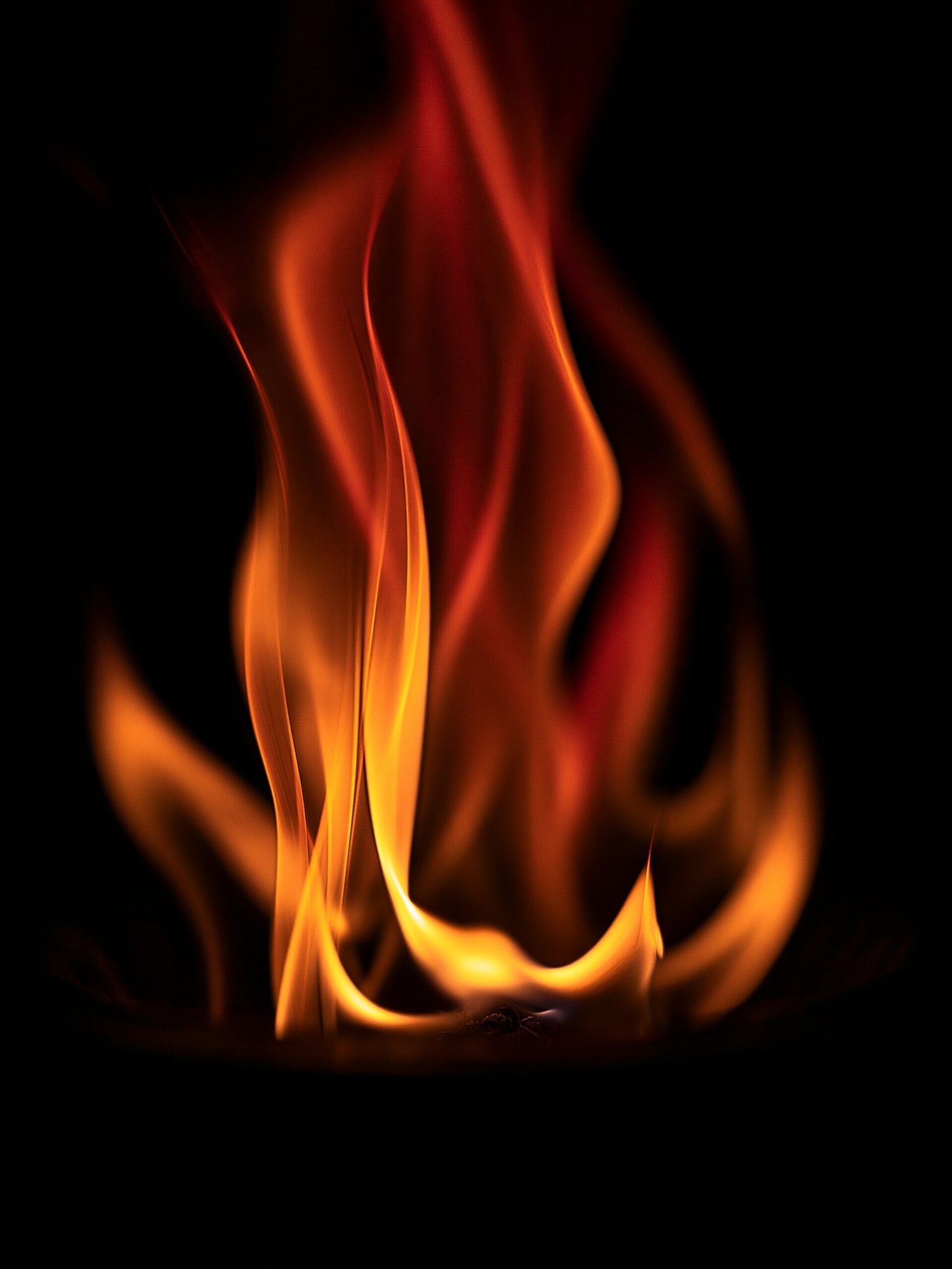 Abstract Flame Glow Poster. poster detail