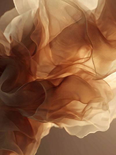 Abstract Flowing Fabric Poster. poster