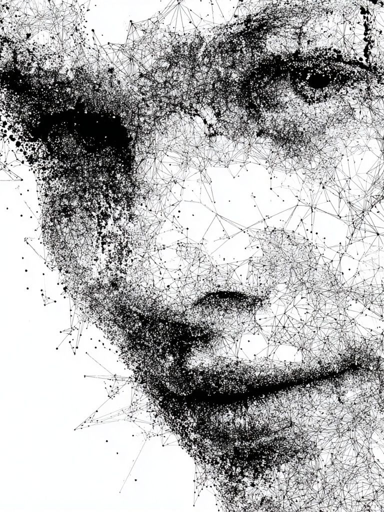 Abstract Face — Fine Art Print. poster — fine-art art