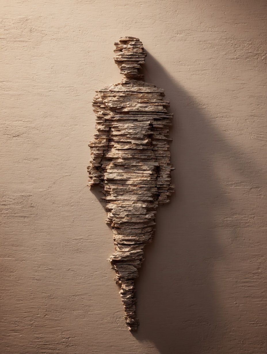 Abstract Human Figure — Fine Art Print. poster — fine-art art