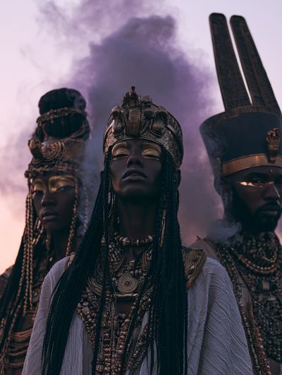 Afrofuturist Queens Photography Poster.