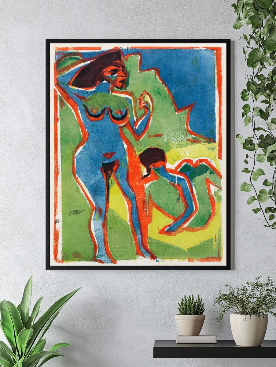 Abstract Figures — Fine Art Print. — room view 4