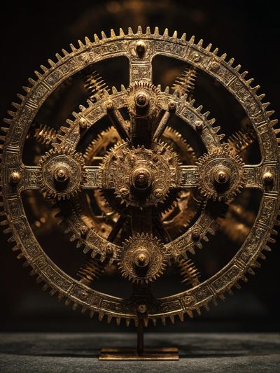 Antique Gear Mechanism Poster. poster