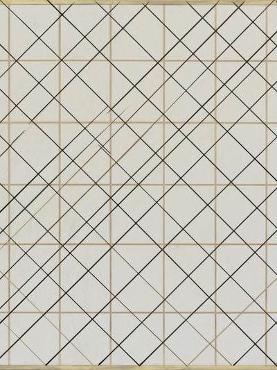 Geometric Grid Abstract Print. poster