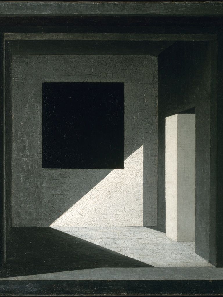 Geometric Shadow Chamber Print. poster detail