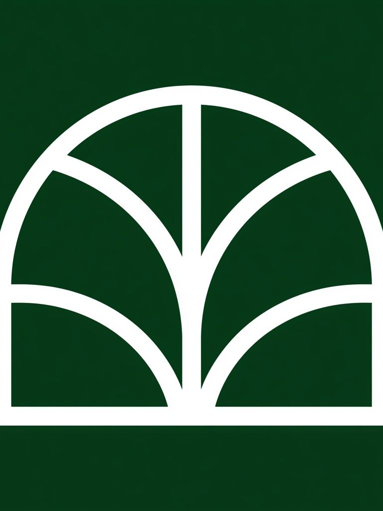Green Arch Geometric Print. poster detail