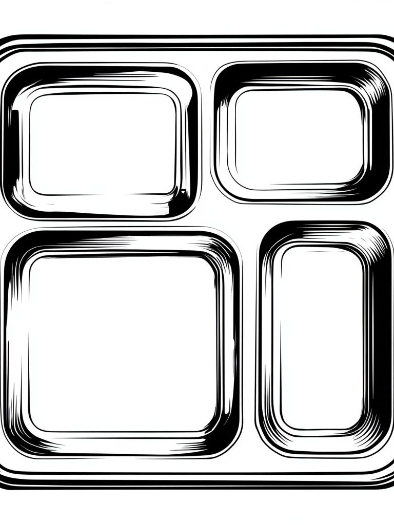 Retro Geometric Grid Poster. poster detail