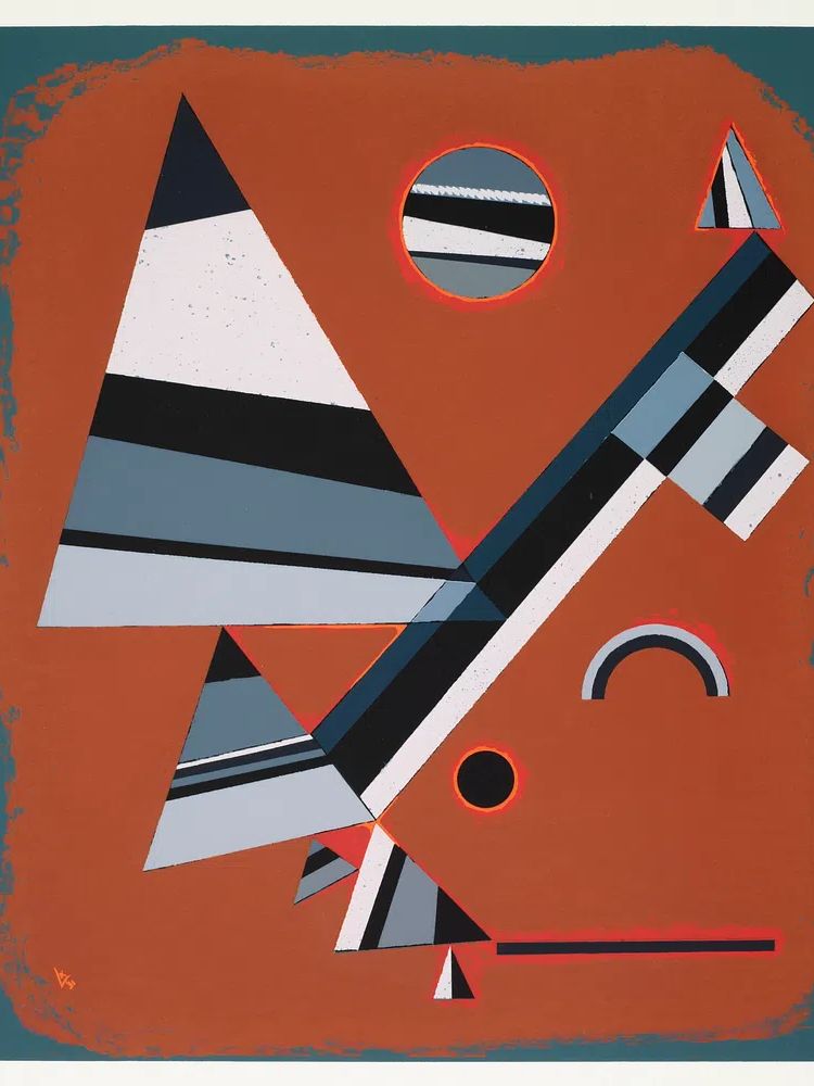 Gris (1931) Wassily Kandinsky. Original. poster detail