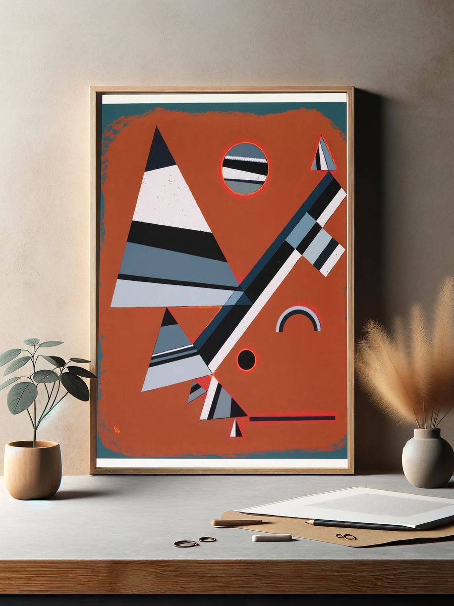 Gris (1931) Wassily Kandinsky. Original. — room view 2