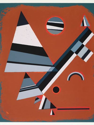 Gris (1931) Wassily Kandinsky. Original. poster