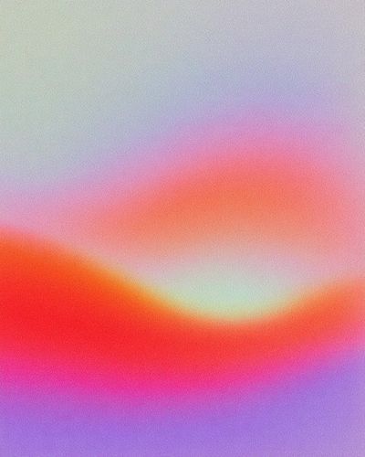 Abstract Gradient Waves Poster. poster print