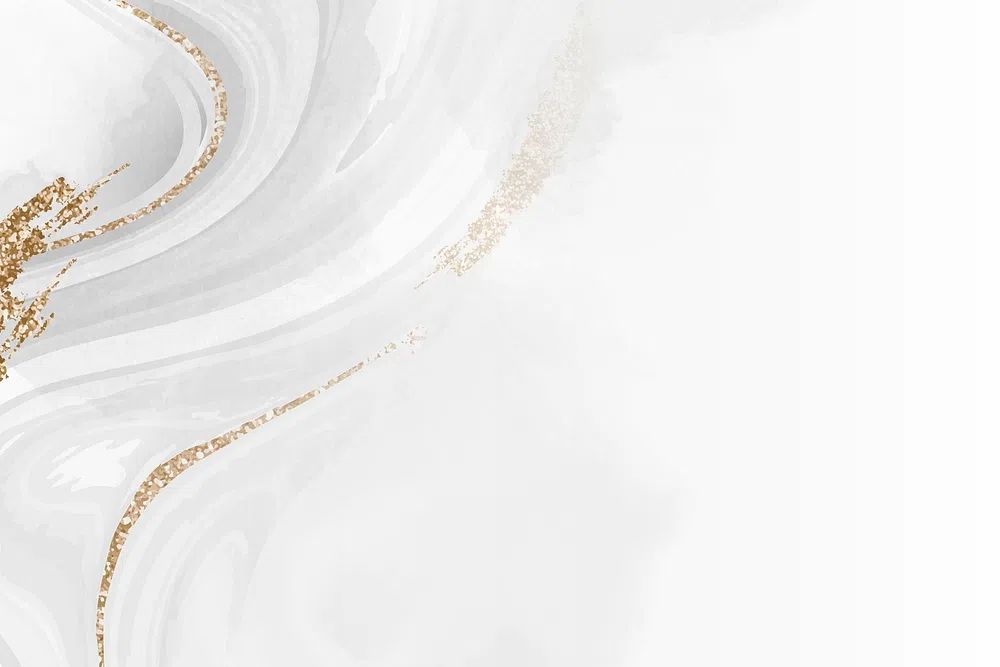 Abstract Gold and White Marble Poster. poster detail