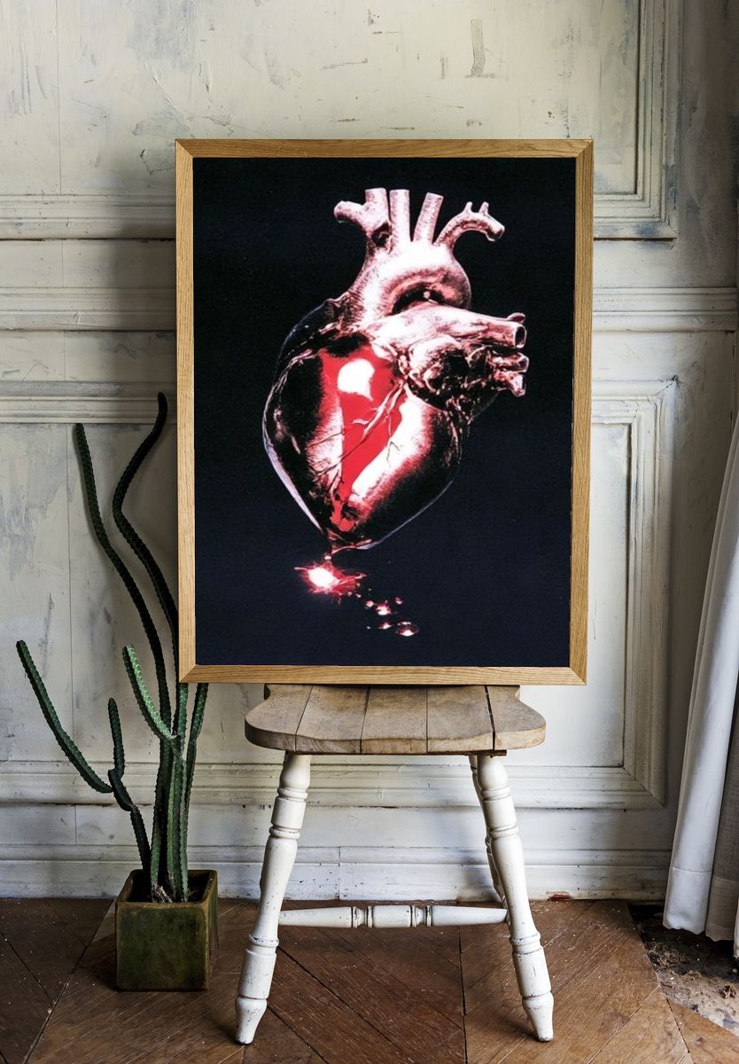 Anatomical Heart Surrealism Poster. room preview