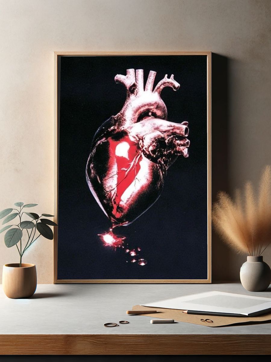 Anatomical Heart Surrealism Poster. — room view 2