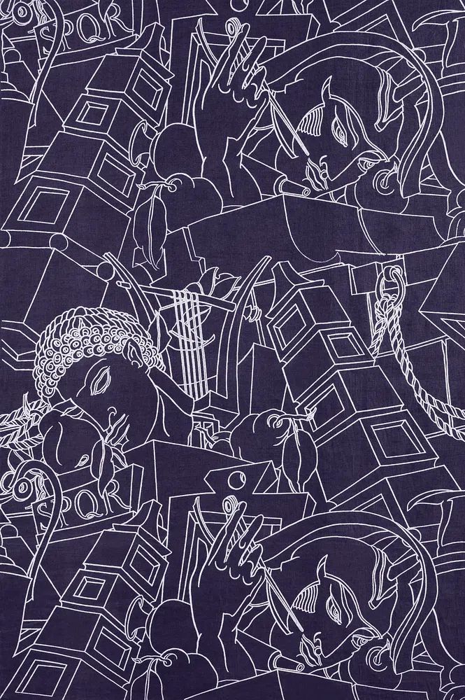 Abstract Line Art Poster. poster detail
