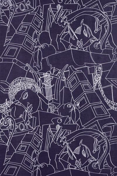 Abstract Line Art Poster. poster