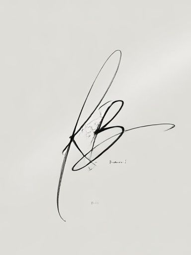 Minimal Black Line Art Poster. poster — abstract art